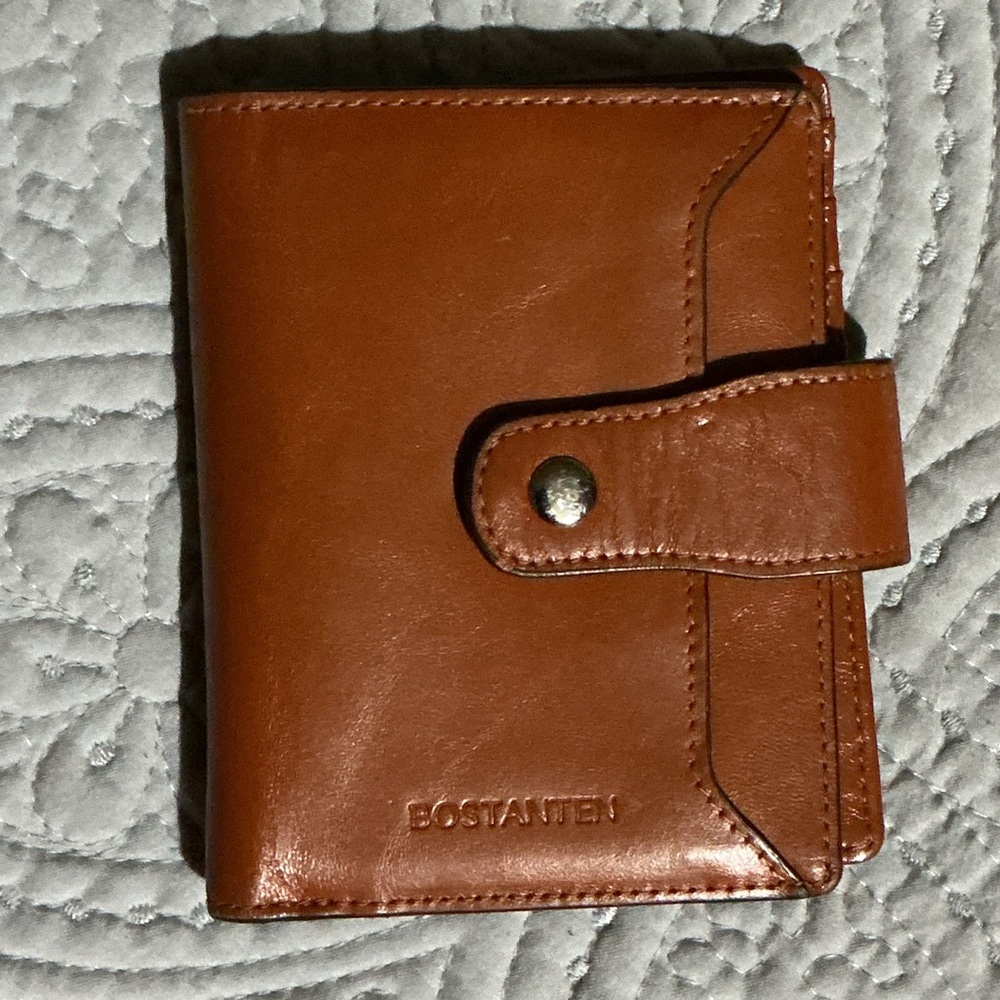 BOSTANTEN Brown Leather Wallet